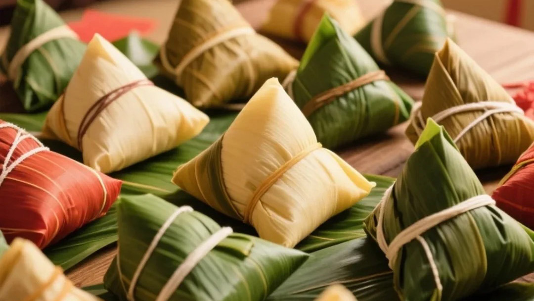 Make zongzi together