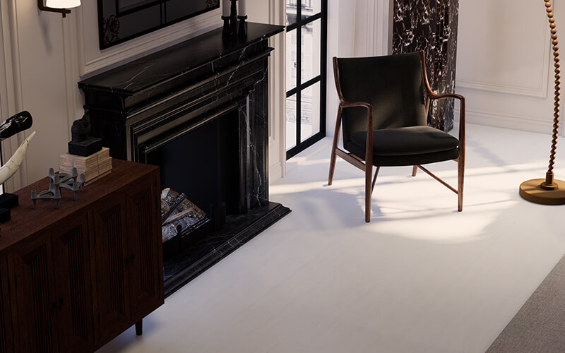Porcelain tiles with travertine texture