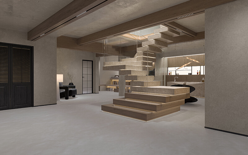 living room matte surface non-slip porcelain tiles